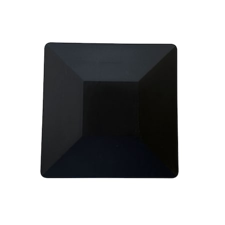 Nuvo Iron 6in. x 6in. Black Rigid Plastic Pyramid Post Cap PCP27blk